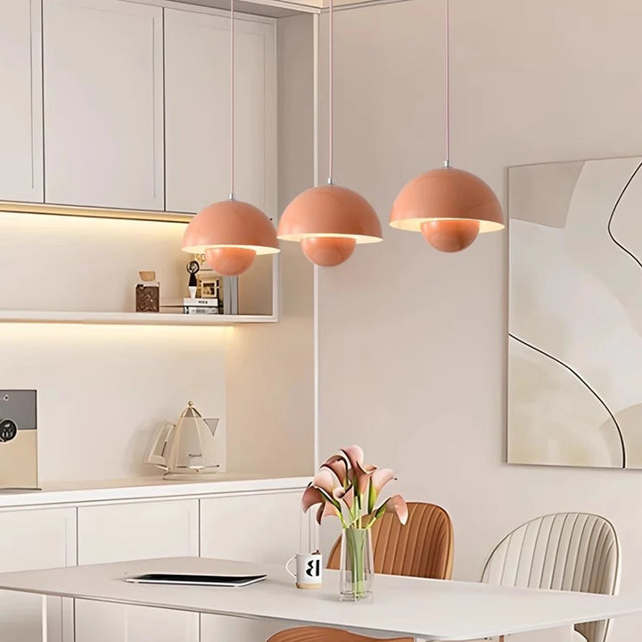 Modern Semicircular Pendant Light