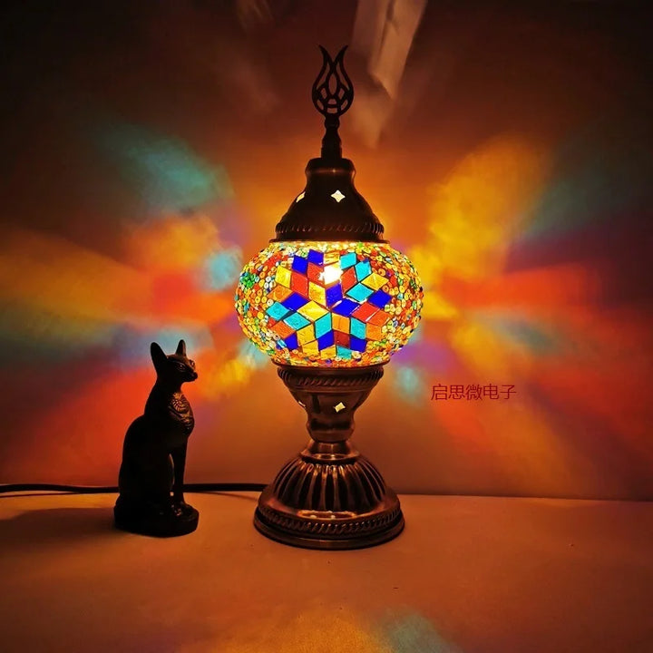 Mosaic Glass Table Lamp