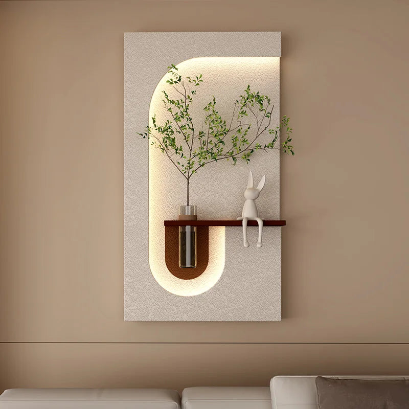 Green Plant LED Wall Lamp