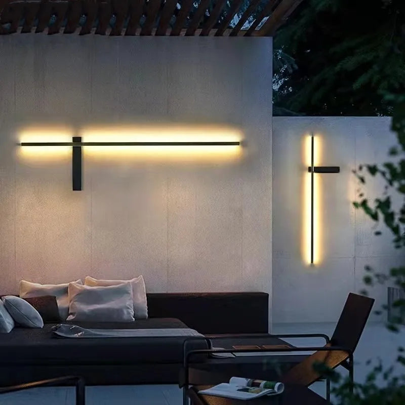 Sleek Waterproof LED Wall Lamp