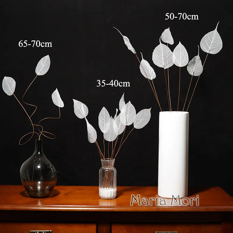 Lucent Leaf Vein Decoration Stems