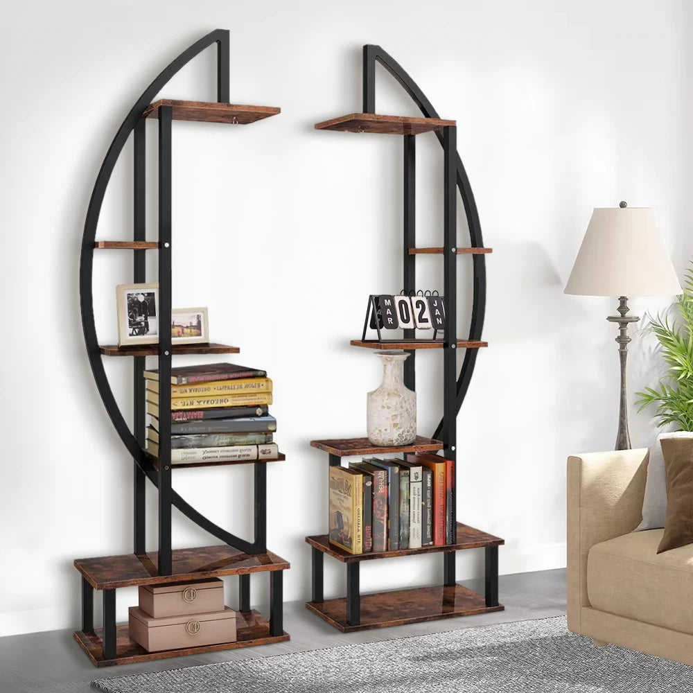 Crescent Plant Stand Set