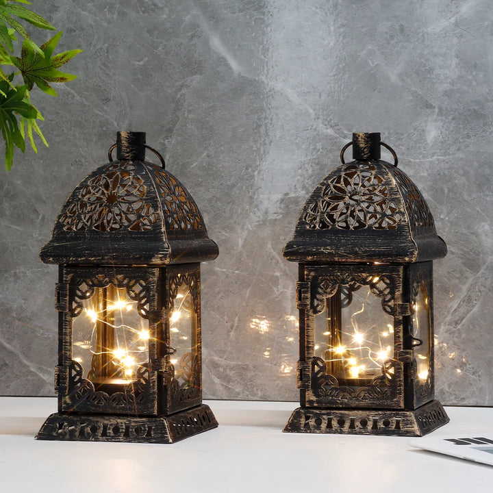 LED Fairy Light Lantern Set