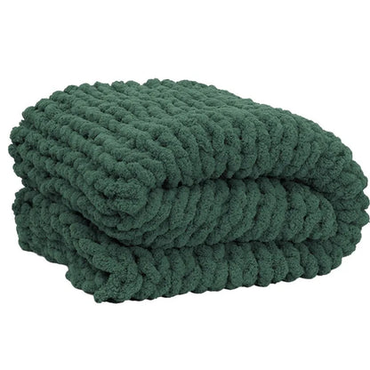 Chunky Knit Chenille Blanket