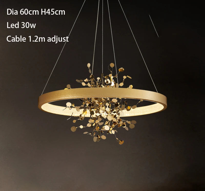 Modern Art Ring Pendant Light