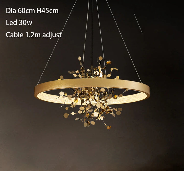 Modern Art Ring Pendant Light