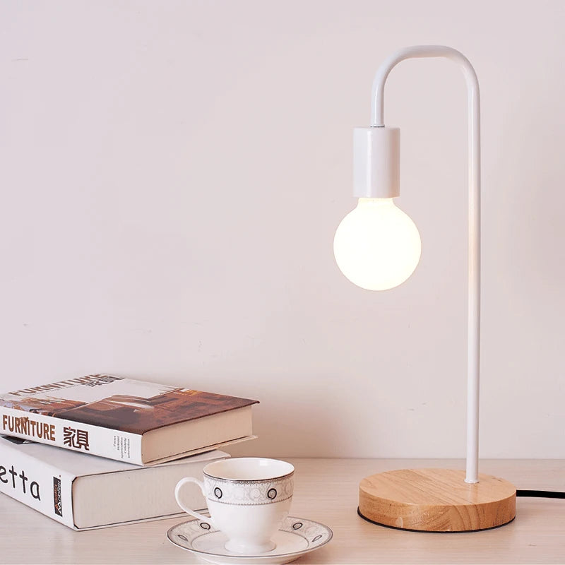Black & White Loft Vintage Desk Lamp