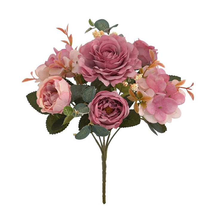 Vintage Silk Rose & Peony Bouquets