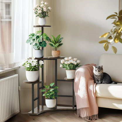 6-Tier Corner Plant Display Stand