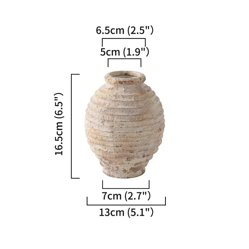 Retro Rough Pottery Vase