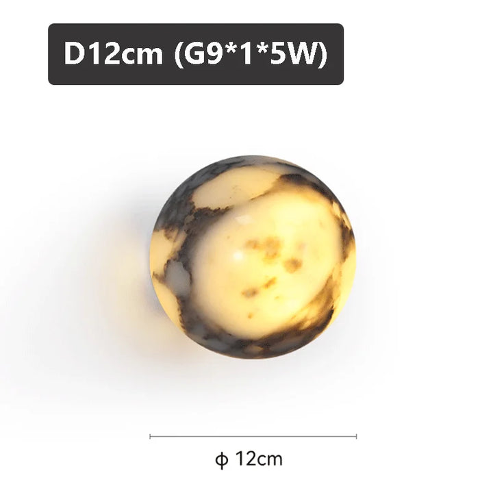 Natural Stone Marble Wall Lamp