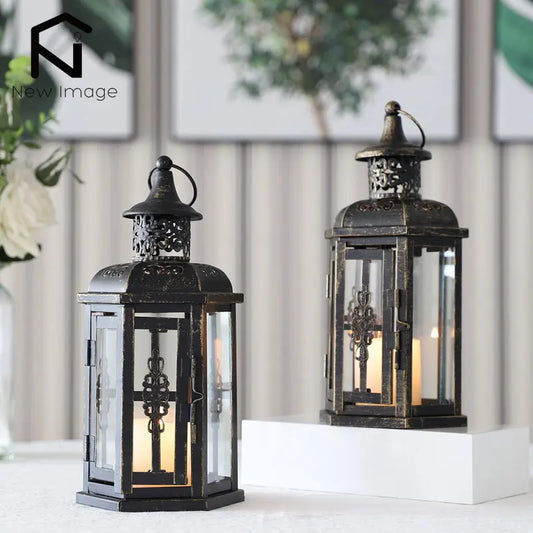 Vintage Nordic Candle Lantern