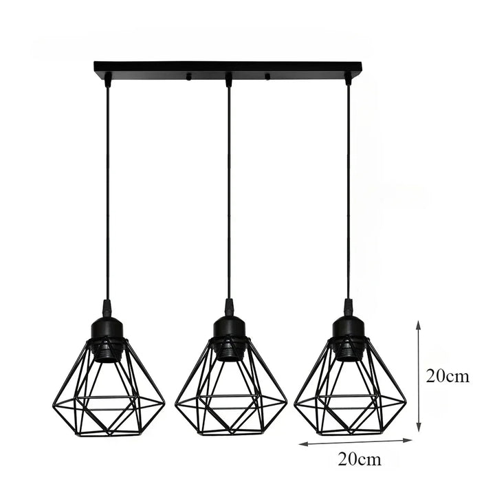 Nordic Single Head Iron Pendant Light