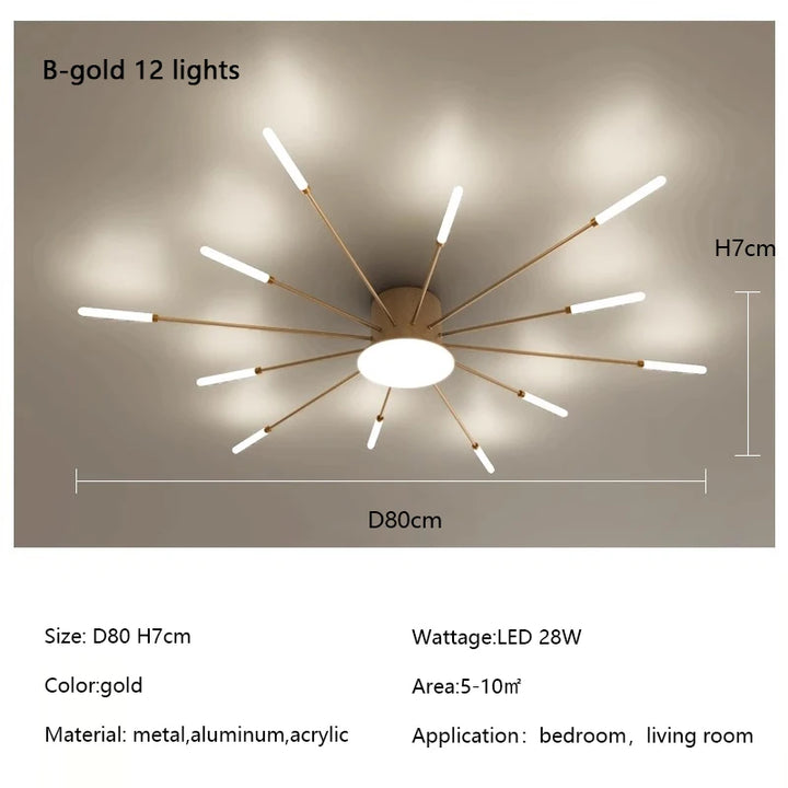 Modern Fireworks LED Light