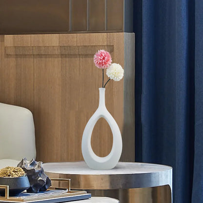Ceramic Hollow Nordic Table Vase