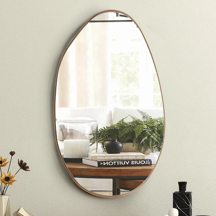 Modern Metal Wall Mirror