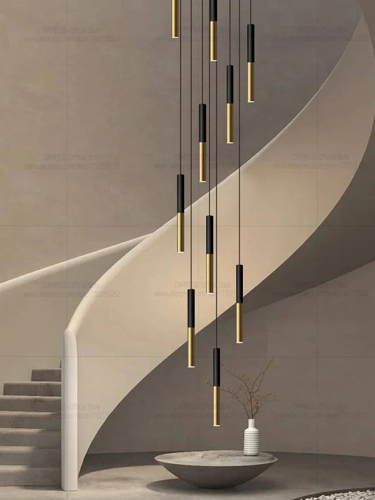 Modern Minimalist Long Pendant