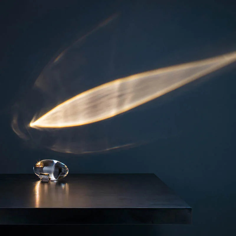 Italian Designer Crystal Table Lamp