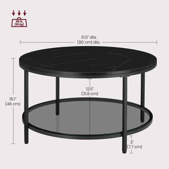 Round Marble Coffee Table