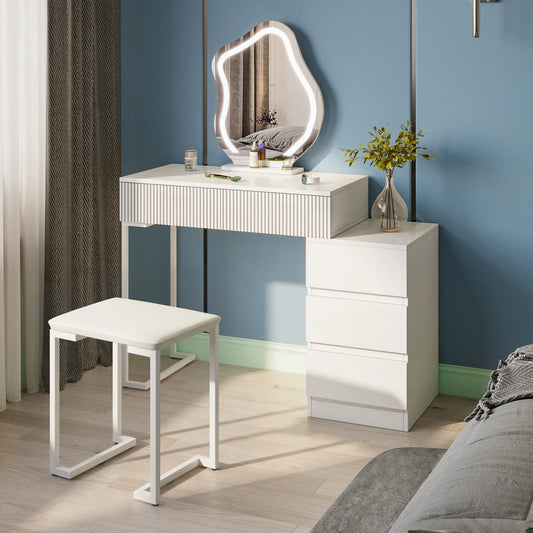 White Dressing Table Set