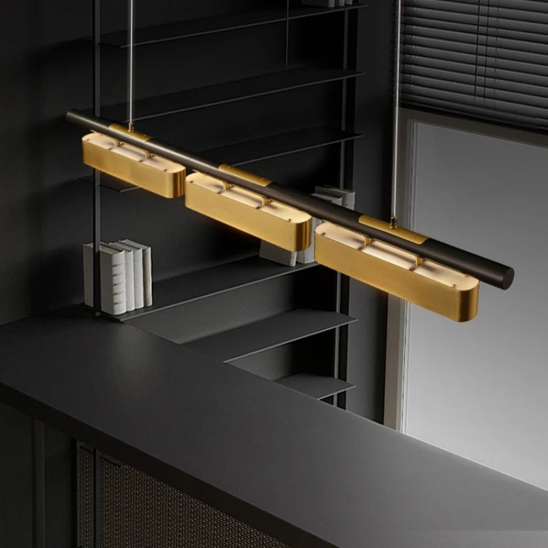 Modern Minimalist Strip LED Chandelier