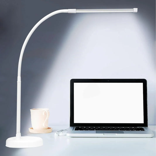 LED Desk Lamp with Swing Arm & Gooseneck