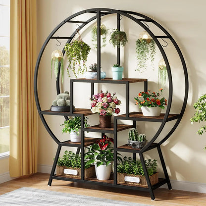 7-Tier Round Indoor Plant Stand