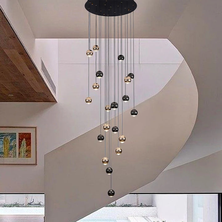 Modern Multi-Head LED Pendant Chandelier