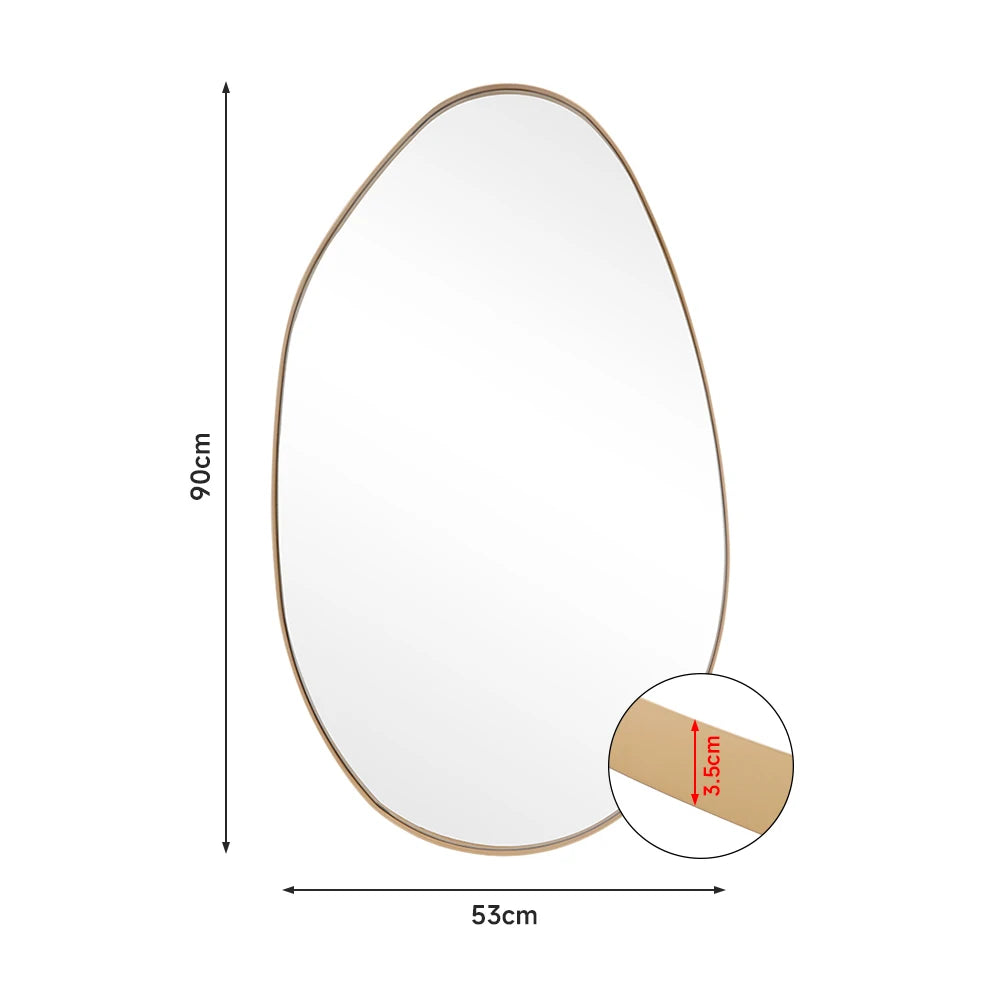 Modern Metal Wall Mirror