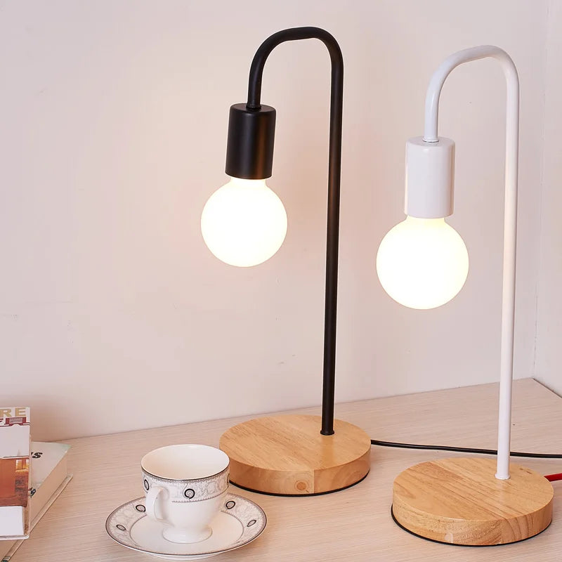 Black & White Loft Vintage Desk Lamp