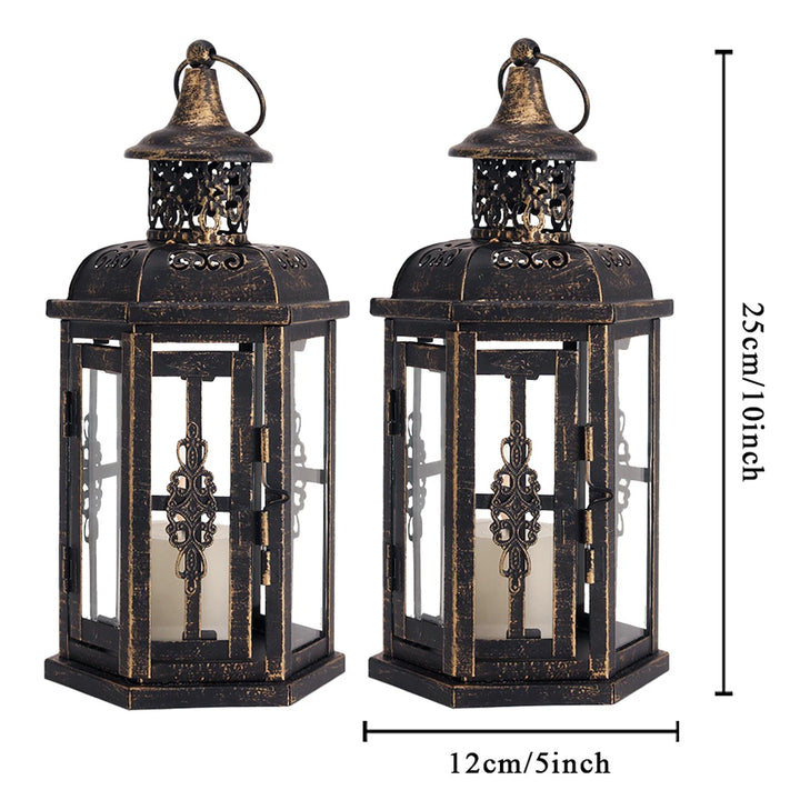 Vintage Nordic Candle Lantern