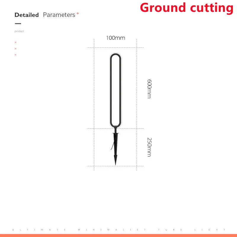 Minimalist LED Lawn Lamps
