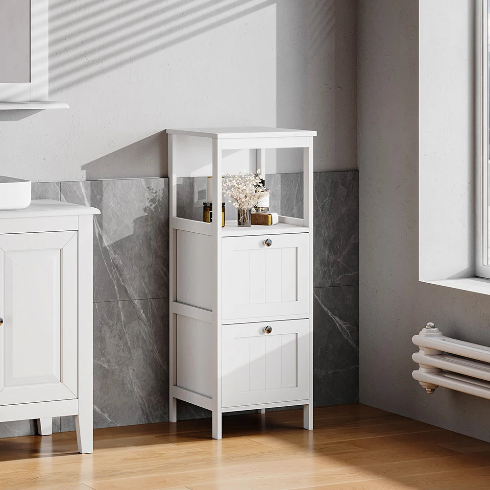 Compact Wooden Bathroom Cabinet