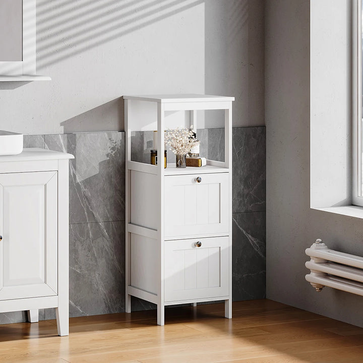 Compact Wooden Bathroom Cabinet