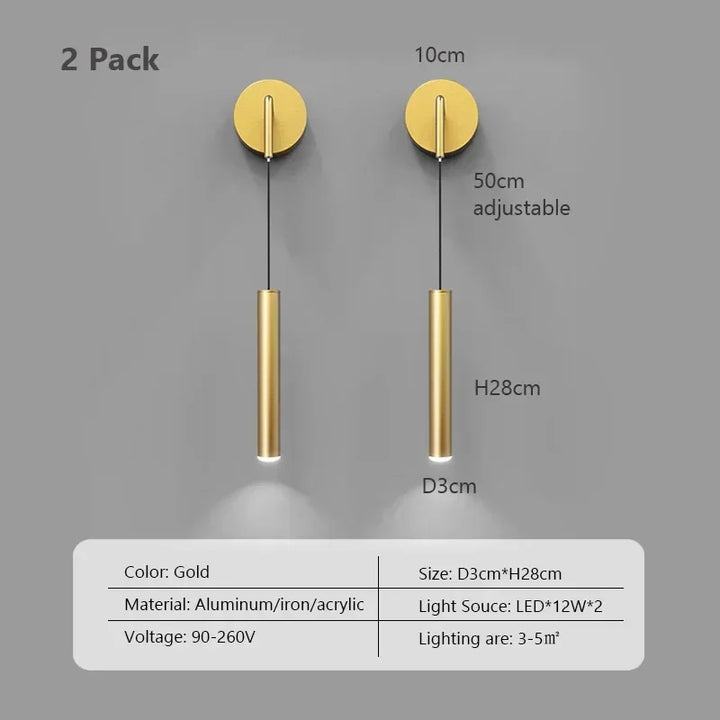 Modern Aluminum LED Wall Sconce