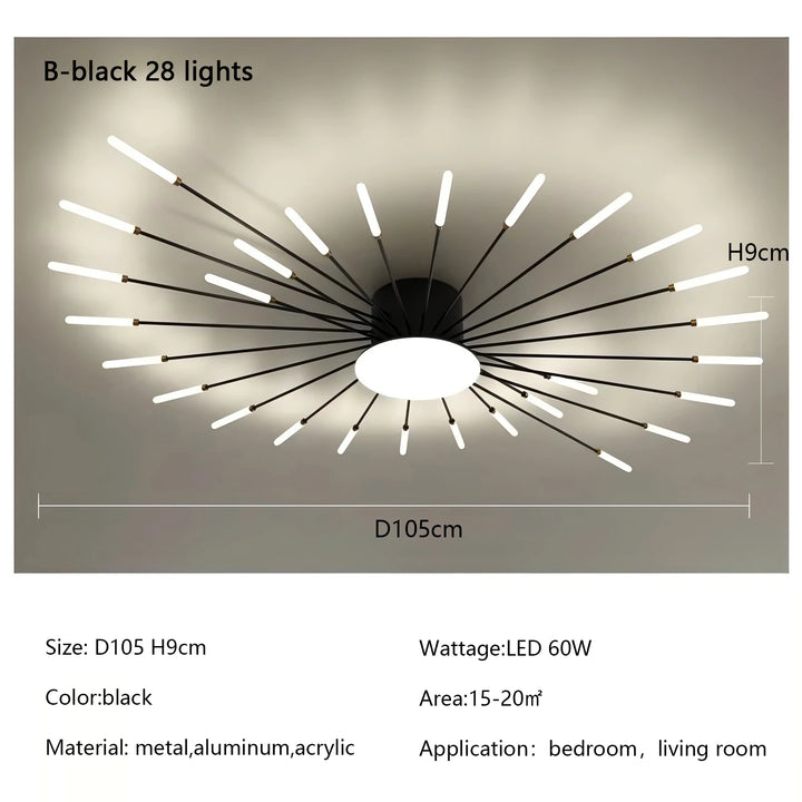 Modern Fireworks LED Light