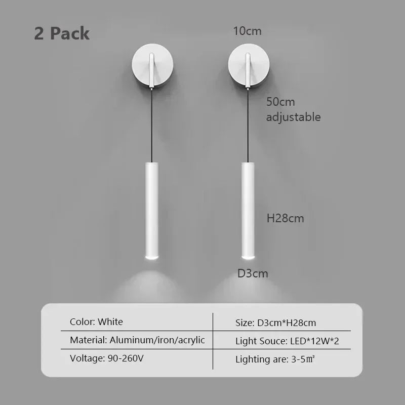 Modern Aluminum LED Wall Sconce