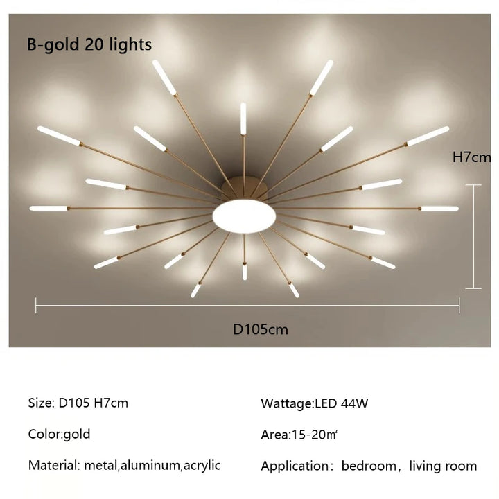 Modern Fireworks LED Light