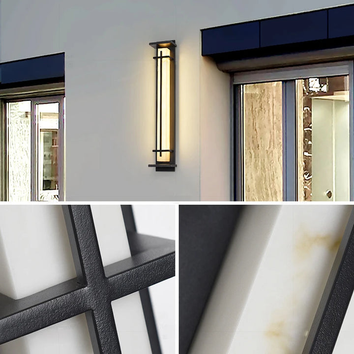 Modern Outdoor Stainless Steel Wall Lamp