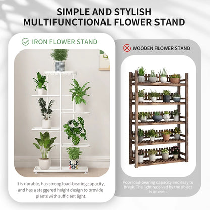 4/5/6 Layer Iron Plant Stand