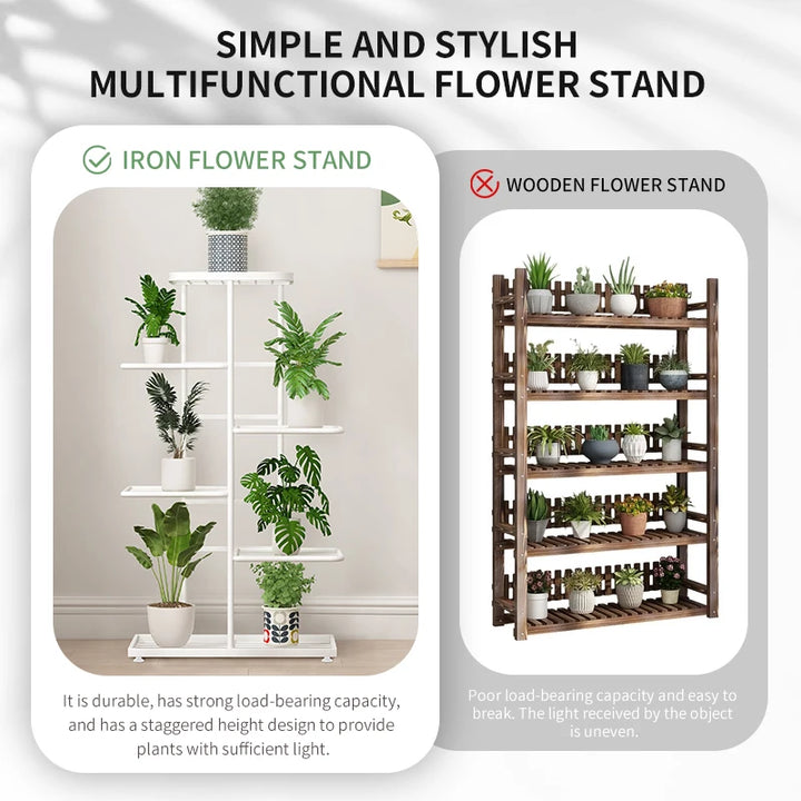 4/5/6 Layer Iron Plant Stand