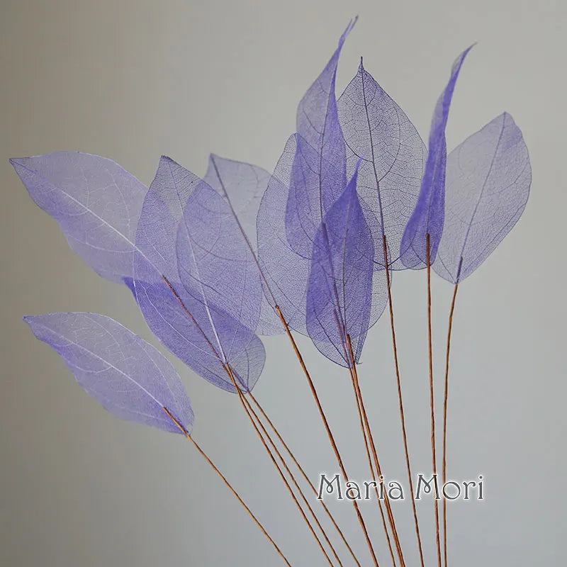 Lucent Leaf Vein Decoration Stems