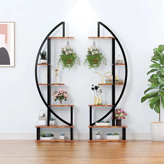 Crescent Plant Stand Set