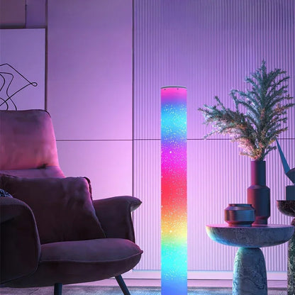 Smart RGB LED Corner Floor Lamp