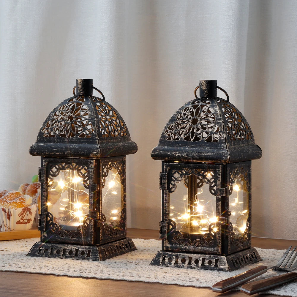 LED Fairy Light Lantern Set