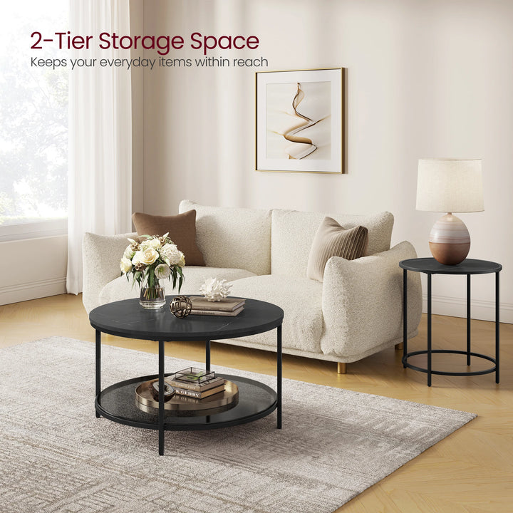 Round Marble Coffee Table