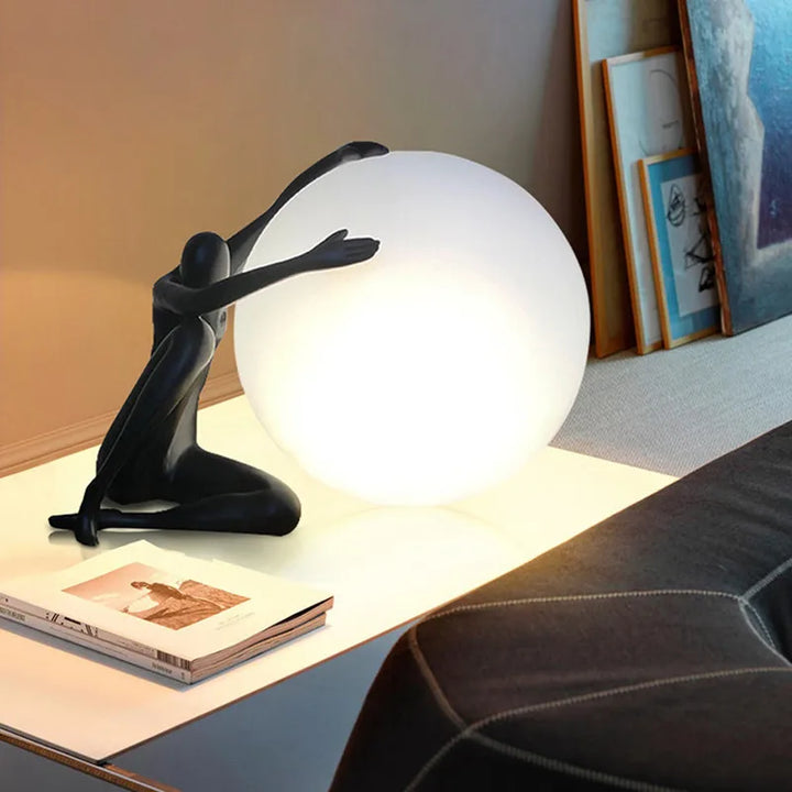 Art Deco Humanoid Table Lamp