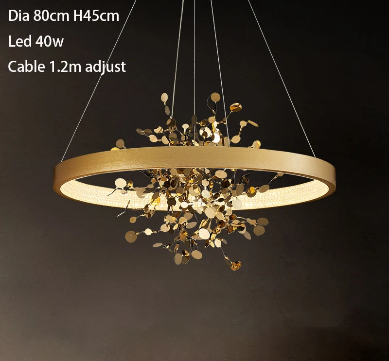 Modern Art Ring Pendant Light