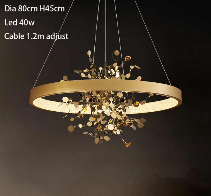Modern Art Ring Pendant Light