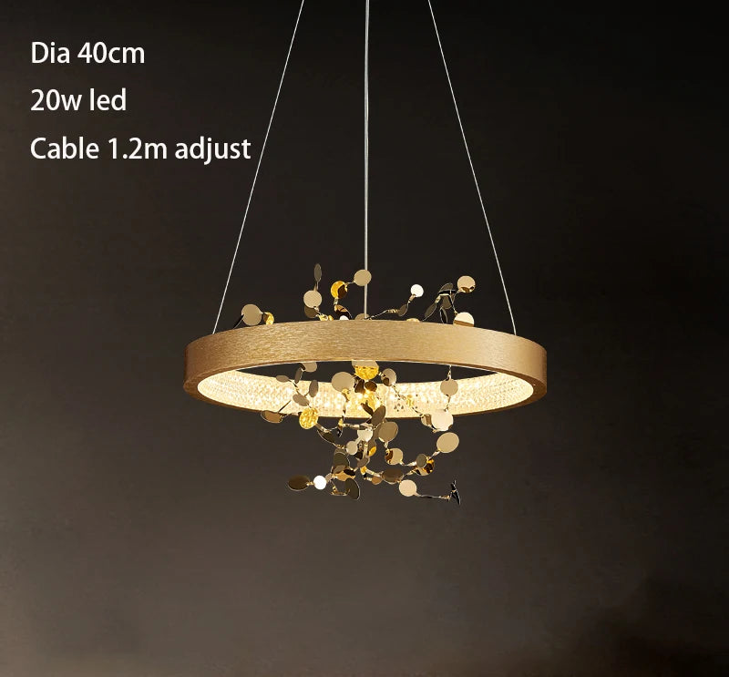 Modern Art Ring Pendant Light